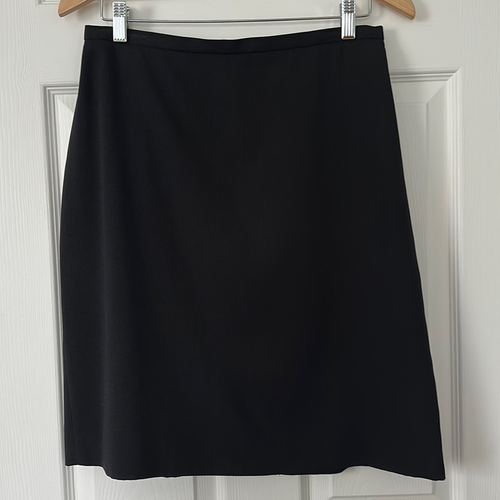 Black Skirt Career Office Professional Suit Separate Lined John Paul Richard